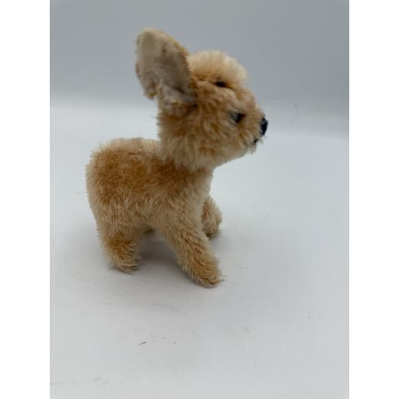 Vtg Steiff Animal Collectors Stuffed Animal Plush Toy 7" Fawn Mohair - Picture 4 of 7